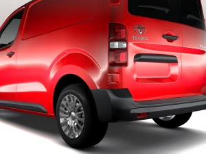 toyota proace van l1 2017 3D Model