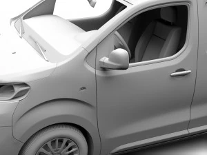 toyota proace van l1 2017 3D Model