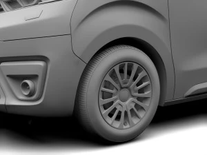 toyota proace van l1 2017 3D Model