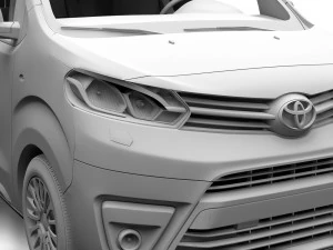 toyota proace van l1 2017 3D Model
