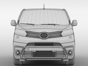 toyota proace van l1 2017 Modèle 3D