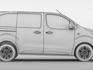 toyota proace van l1 2017 3D Model