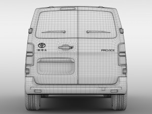 toyota proace van l1 2017 Modèle 3D