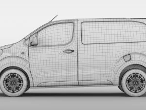 toyota proace van l1 2017 3D Model