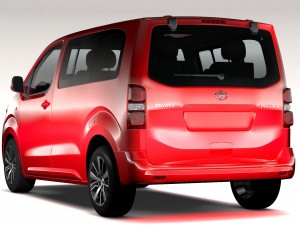 toyota proace verso l1 2017 Modelo 3D