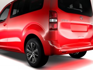 toyota proace verso l1 2017 Modelo 3D