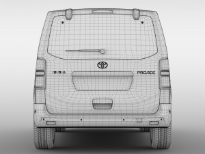 toyota proace verso l1 2017 Modelo 3D