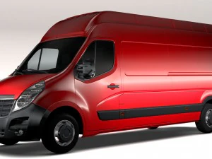 opel movano l3h3 van 2016 3D Model