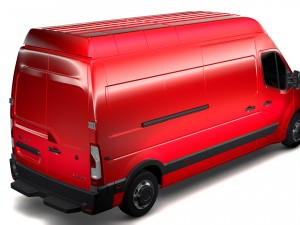 opel movano l3h3 van 2016 3D मॉडल