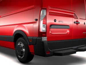 opel movano l3h3 van 2016 3D मॉडल