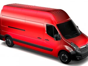 opel movano l3h3 van 2016 3D Model
