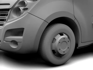 opel movano l3h3 van 2016 3D Model