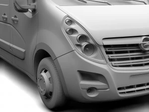 opel movano l3h3 van 2016 3D Model