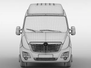 opel movano l3h3 van 2016 3D Model