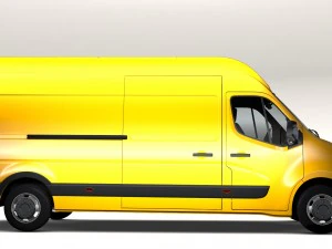 renault master l3h3 van 2010 3D Model