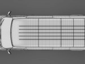 renault master l3h3 van 2010 3D Model