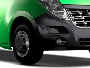 renault master l3h3 van 2017 3D Model