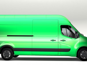renault master l3h3 van 2017 3D 모델