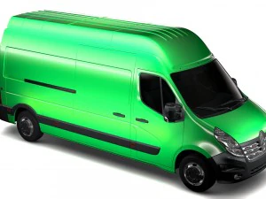 renault master l3h3 van 2017 3D Model