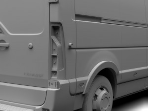 renault master l3h3 van 2017 3D 모델