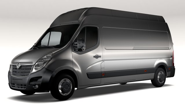 vauxhall movano l3h3 van 2016 3D मॉडल .c4d .max .obj .3ds .fbx .stl .blend 