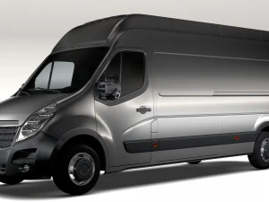 vauxhall movano l3h3 van 2016 3D Model