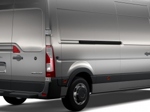 vauxhall movano l3h3 van 2016 3D मॉडल