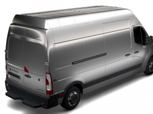 vauxhall movano l3h3 van 2016 3D मॉडल