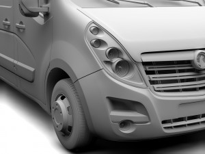 vauxhall movano l3h3 van 2016 3D मॉडल