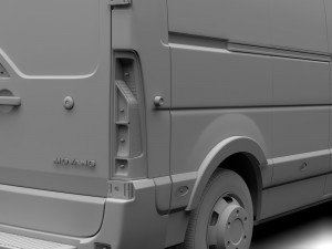 vauxhall movano l3h3 van 2016 3D मॉडल