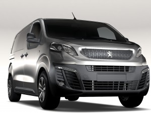 peugeot expert l2 2017 Modelo 3D