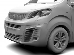 peugeot expert l2 2017 Modelo 3D