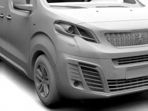 peugeot expert l2 2017 Modelo 3D