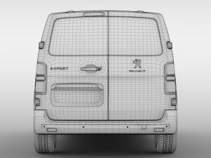 peugeot expert l2 2017 Modelo 3D
