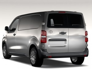toyota proace van l2 2017 3D मॉडल