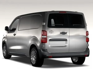 toyota proace van l2 2017 3D Model