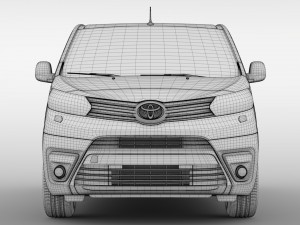 toyota proace van l2 2017 3D मॉडल