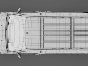 toyota proace van l2 2017 3D Model