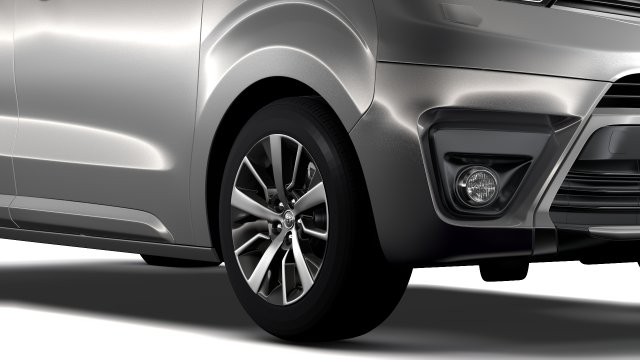 toyota proace verso l2 2017 3D Модель .c4d .max .obj .3ds .fbx .stl .blend 