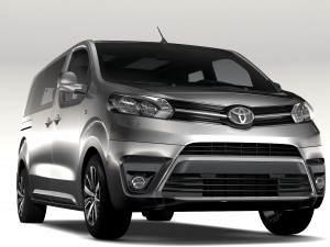 toyota proace verso l2 2017 3D Модель