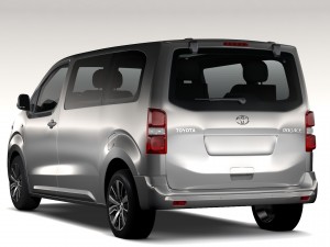 toyota proace verso l2 2017 3D Модель