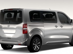 toyota proace verso l2 2017 3D Модель