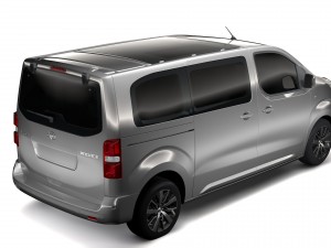 toyota proace verso l2 2017 3D Модель