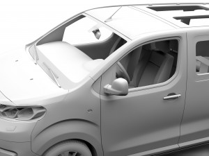 toyota proace verso l2 2017 3D Модель