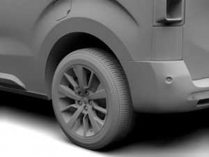 toyota proace verso l2 2017 3D Модель