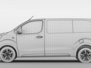 toyota proace verso l2 2017 3D Модель