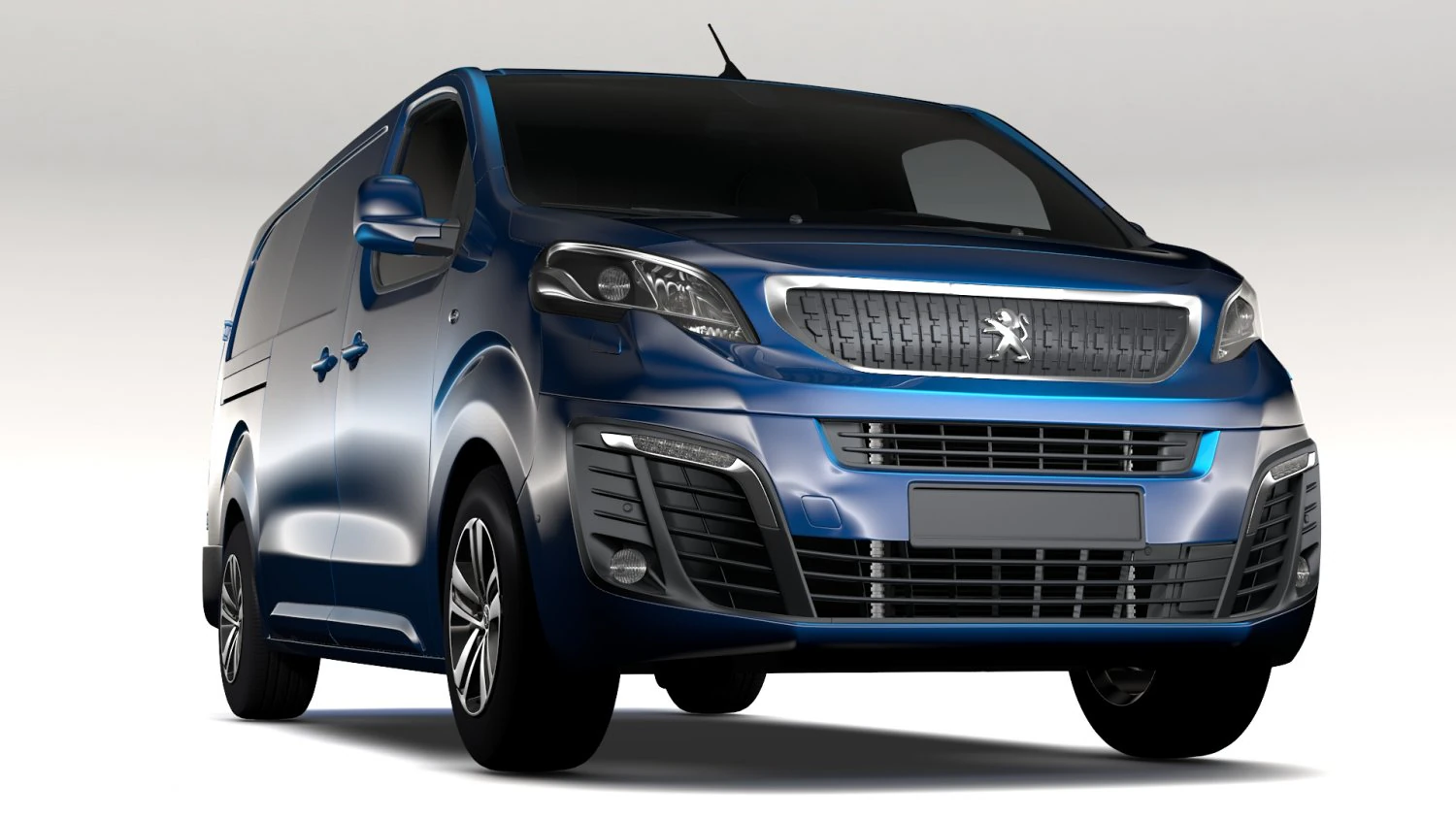 peugeot expert l3 2017 3D Model .c4d .max .obj .3ds .fbx .stl .blend 