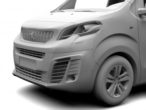 peugeot expert l3 2017 3D Model