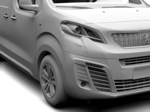 peugeot expert l3 2017 3D Model