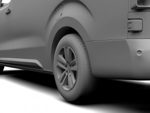 peugeot expert l3 2017 3D Model